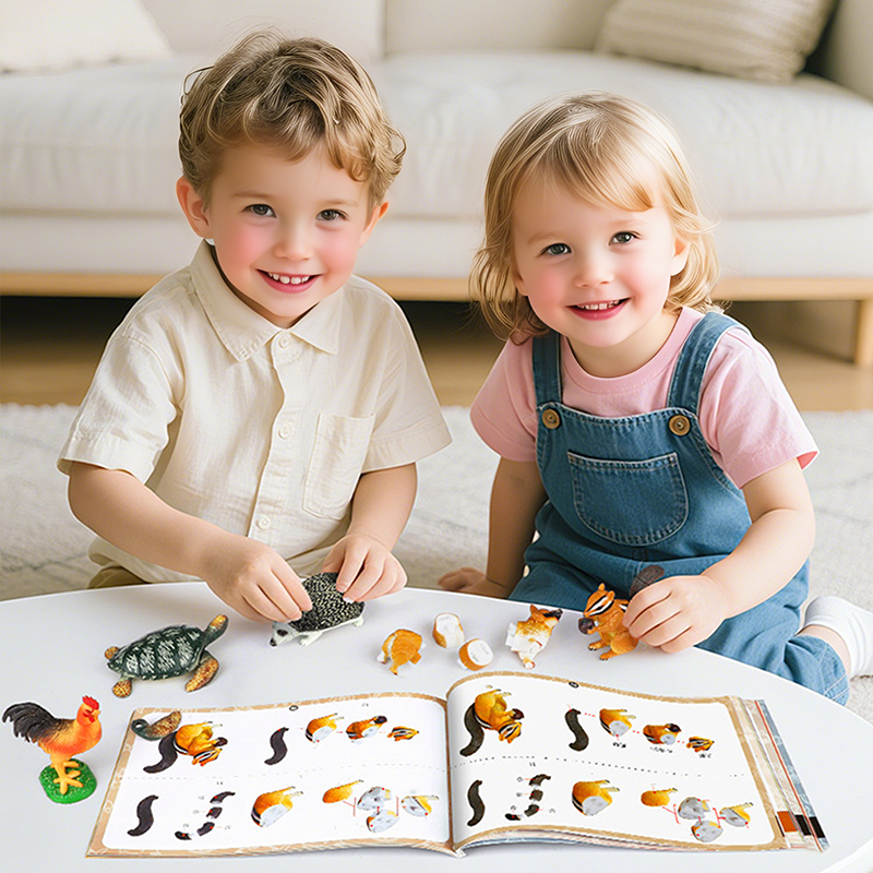 Jouets à assembler pour enfants sur le thème des insectes et des animaux