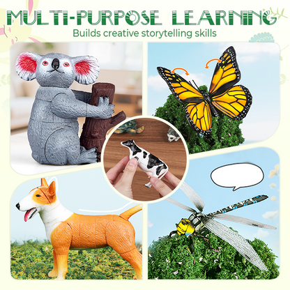 Jouets à assembler pour enfants sur le thème des insectes et des animaux
