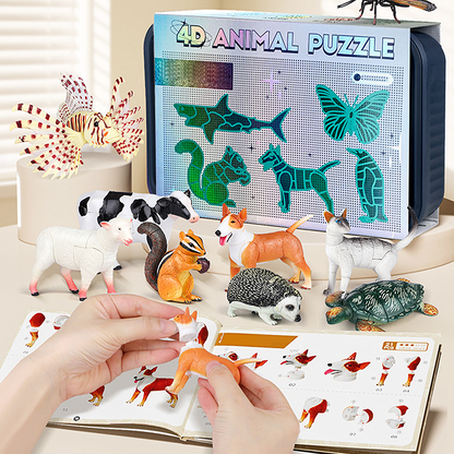 Jouets à assembler pour enfants sur le thème des insectes et des animaux