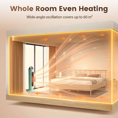 🔥 50% DE RÉDUCTION & Livraison Gratuite 🚀 Chauffage d'Appoint 2000W - Chaleur Instantanée - La Défense Ultime Contre l'Hiver ! ❄️