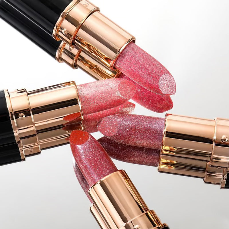 🔥 Offre Spéciale du Jour : 1 Acheté = 1 Offert ! 💄✨ Rouge à Lèvres Pailleté, Waterproof & Hydratant 🌟