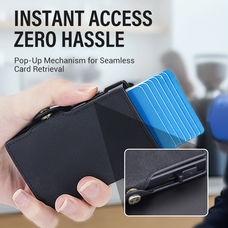 💼Achetez plus, obtenez plus gratuitement – 😎Portefeuille Homme en Cuir PU avec Fermeture Magnétique & Protection RFID ! 🔒