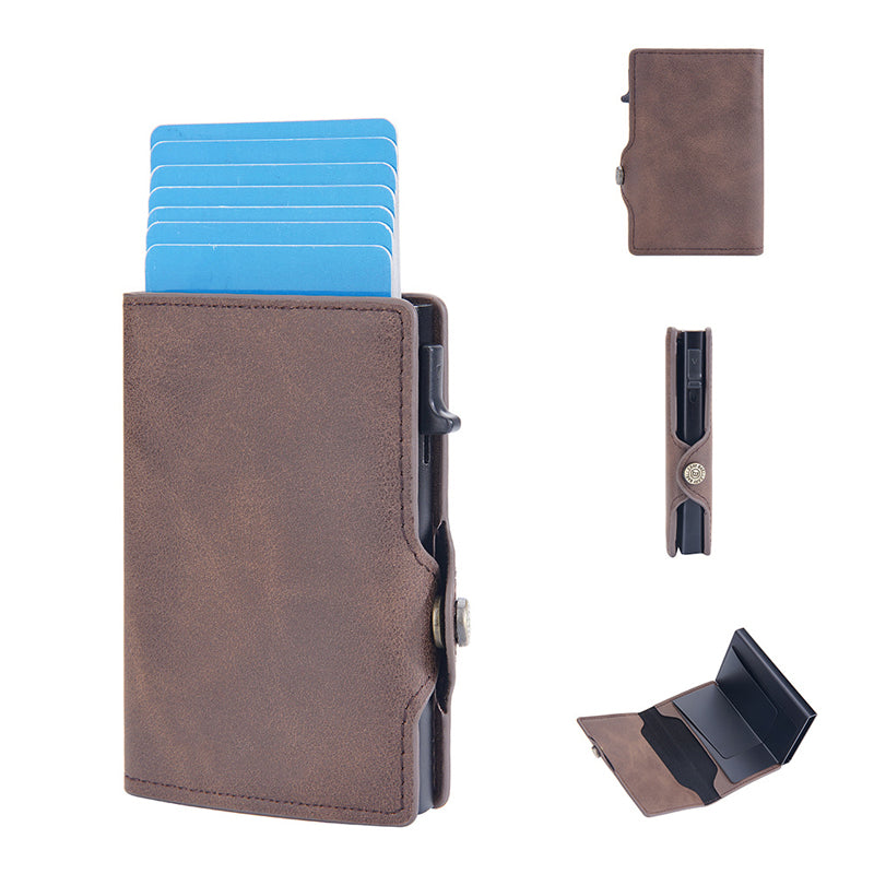 💼Achetez plus, obtenez plus gratuitement – 😎Portefeuille Homme en Cuir PU avec Fermeture Magnétique & Protection RFID ! 🔒