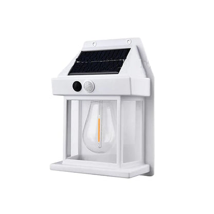 Applique murale solaire à détecteur de mouvement en tungstène