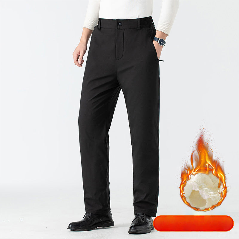 Pantalon thermique confortable pour homme avec genouillères en graphène