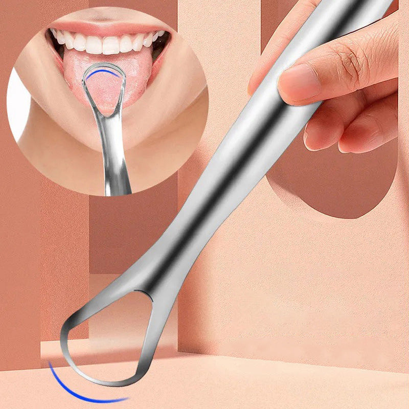 Ensemble de Gratte-Langues en Acier Inoxydable