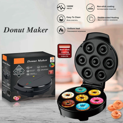 🍩 71% DE RÉDUCTION! ✨ MACHINE À DONUTS MINIATURE - Cuisson Rapide 3min, Revêtement Antiadhésif, Parfaite pour Goûters et Fêtes d'Enfants 🎉👧
