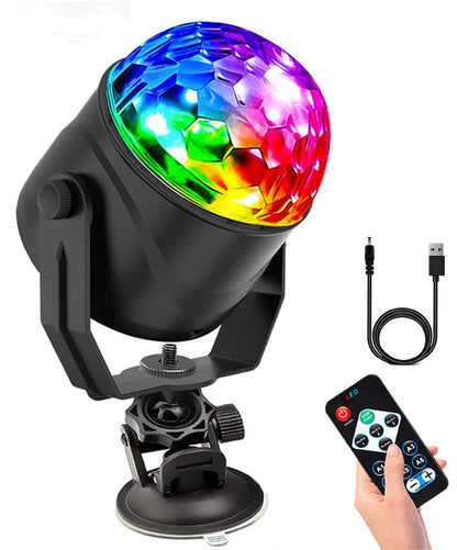 🔥 -50% POUR UNE DURÉE LIMITÉE ! Boule disco LED rotative – Effet RGB stroboscopique, branchement E27 instantané, consommation ultra-faible (1W) !