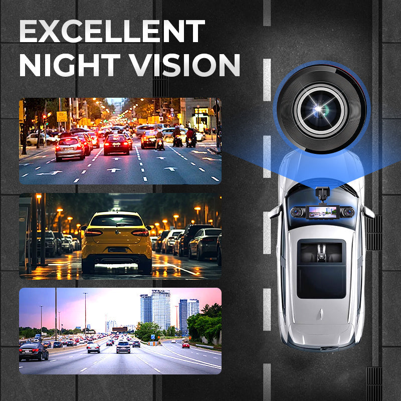 Caméra embarquée de surveillance de parking 24h/24 avec vision nocturne