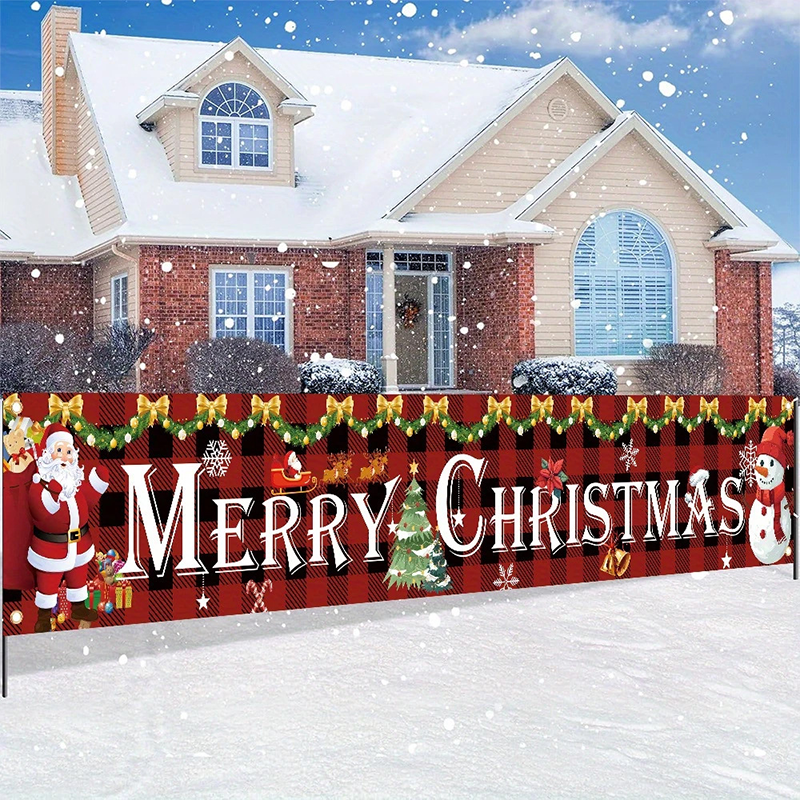 🎁 Cadeaux Priviléges de Noël🎄Panneau 'Joyeux Noël' pour Extérieur -61% ! ✨