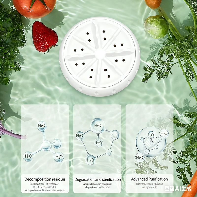 🍉🥬 Lave-fruits et légumes portable et efficace