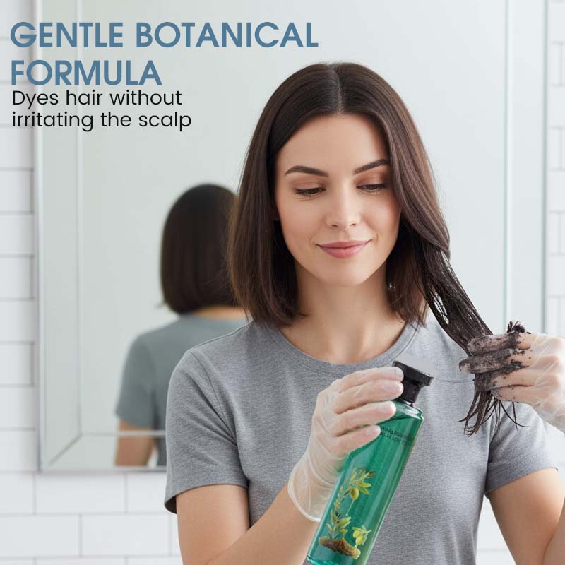 🌿Teinture Capillaire Botanique aux Huiles Essentielles – Couleur Longue Durée, Sans Irritation & Nourrissante 🌿