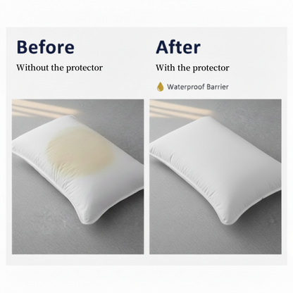 Protège-oreiller matelassé pour prévenir le jaunissement