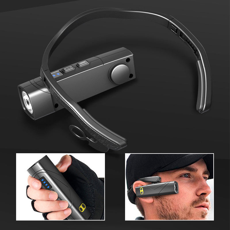 📢📢50 % de réduction !!!🎅Lampe frontale LED ultra-légère à porter sur l’oreille : 5 modes, détection gestuelle & batterie intelligente ! 💡🏃‍♂️