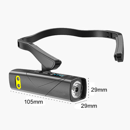 Lampe Frontale Légère LED Rechargeable à Porter sur l’Oreille