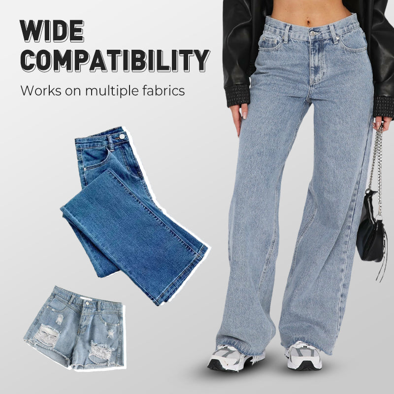 👖 50% OFF ! ✨ Jeans Amovibles Sans Couture - Boutons Magnétiques Invisibles pour un Style Adjustable et Confy 🧲🔗