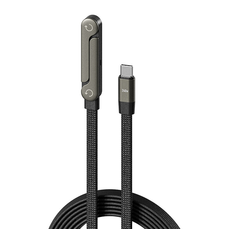 📢📢50 % de réduction !!! ✨Câble de recharge rapide 240 W avec support pour téléphone réglable