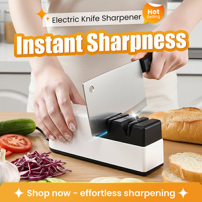 ✨ 60% de réduction !  ✂️Aiguiseur de Couteaux Électrique Haute Performance✨Technologie USB Rapide & Moteur Intelligent