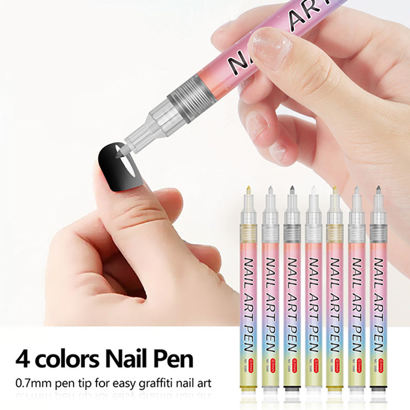 🎄 Promotion Exceptionnelle de Noël🎁Kit de 12 Stylos Professionnels pour Nail Art