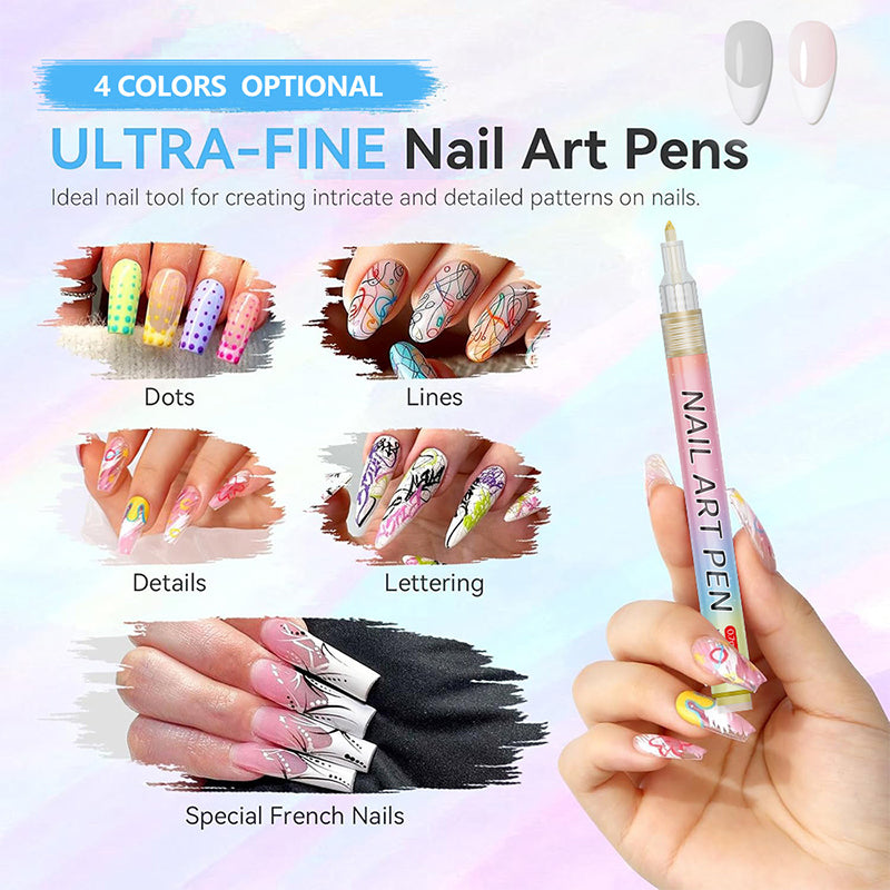 🎄 Promotion Exceptionnelle de Noël🎁Kit de 12 Stylos Professionnels pour Nail Art