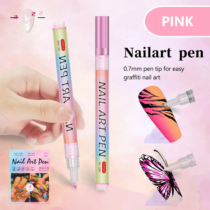 🎄 Promotion Exceptionnelle de Noël🎁Kit de 12 Stylos Professionnels pour Nail Art