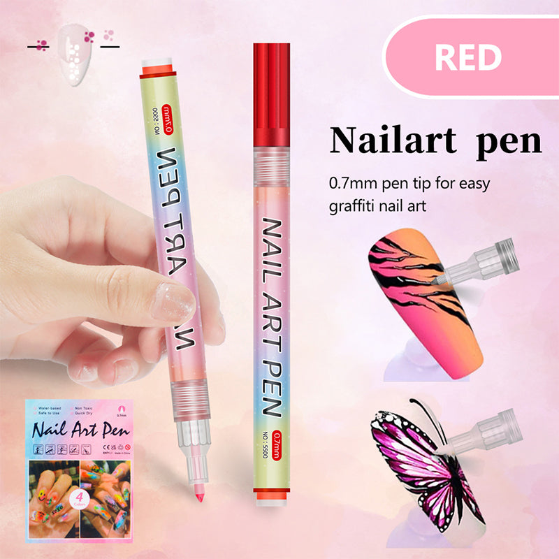 🎄 Promotion Exceptionnelle de Noël🎁Kit de 12 Stylos Professionnels pour Nail Art