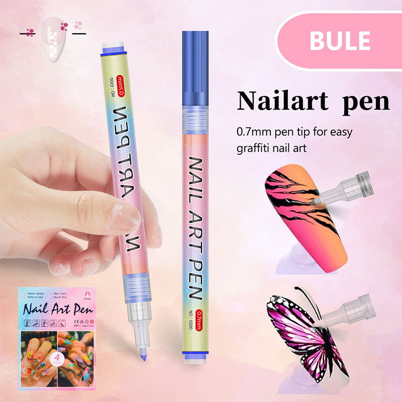 🎄 Promotion Exceptionnelle de Noël🎁Kit de 12 Stylos Professionnels pour Nail Art