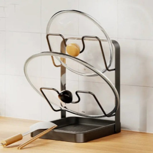 🥘 50% de réduction 🎉 Organisateur de Couvercles – Gain de Place, Stable & Facile à Nettoyer 📦