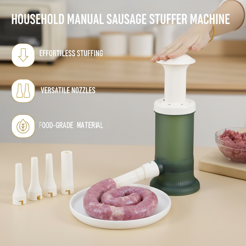 📢📢55 % de réduction !!! 🎅Machine à embosser les saucisses manuelle pour usage domestique