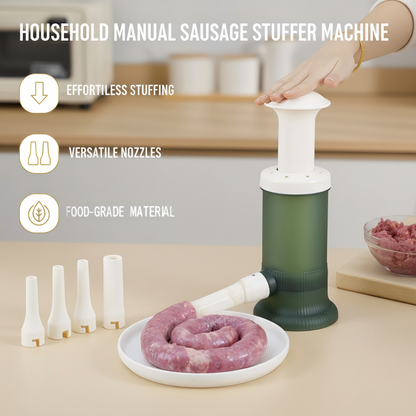 📢📢55 % de réduction !!! 🎅Machine à embosser les saucisses manuelle pour usage domestique