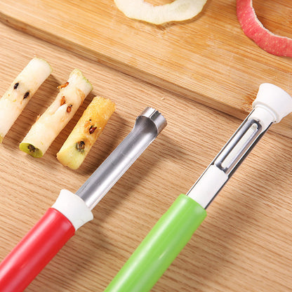 🍎Acier inoxydable Fruit Corer & Peeler 2 en 1🍇Nouvelle conception