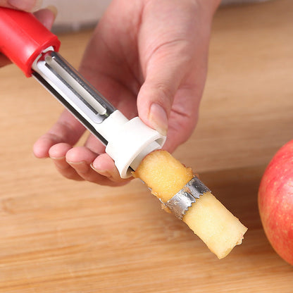 🍎Acier inoxydable Fruit Corer & Peeler 2 en 1🍇Nouvelle conception
