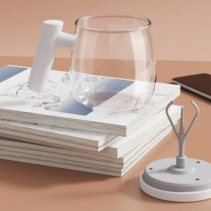 📢📢60 % de réduction !!!✨Mug à café électrique portable avec agitateur et poignée