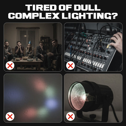 🔈✨60 % de réduction – Offre limitée dans le temps ! ⏰Éclairage d'ambiance LED multi-faisceaux