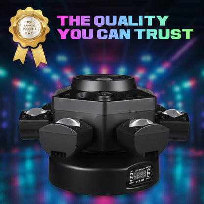 🎄 Promotion Spéciale Noël -49％ ！Multi-Beam LED Atmosphere Light - La Magie Lumineuse à 360° ! 🌟✨
