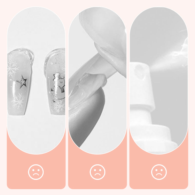 Dissolvant doux et rapide pour faux ongles