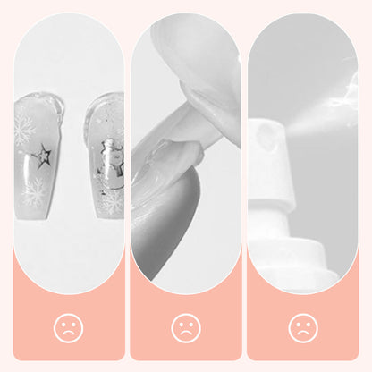 Dissolvant doux et rapide pour faux ongles