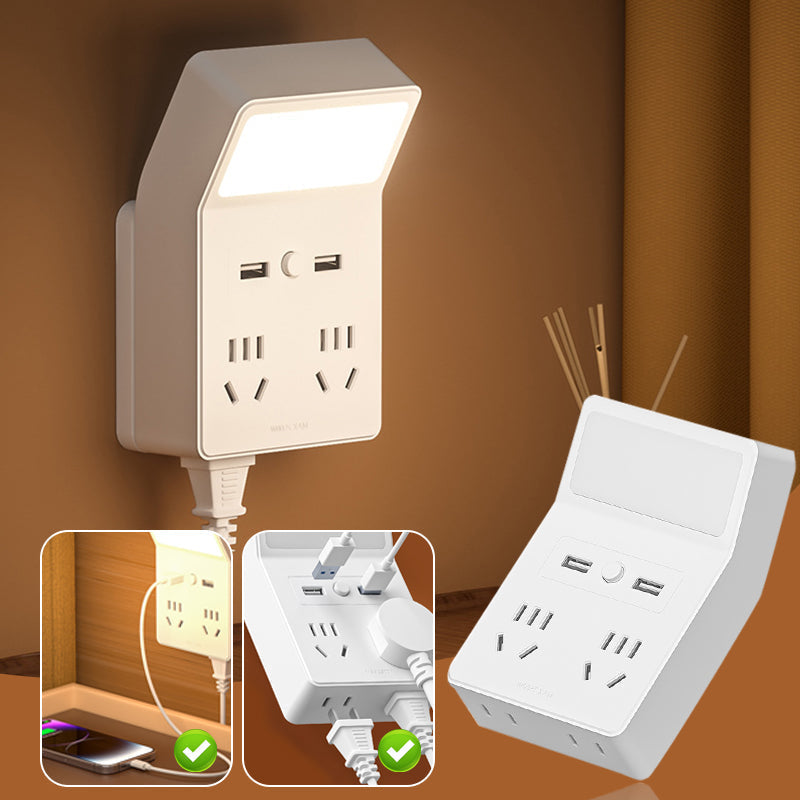 Adaptateur secteur multiport avec bouton d'alimentation indépendant