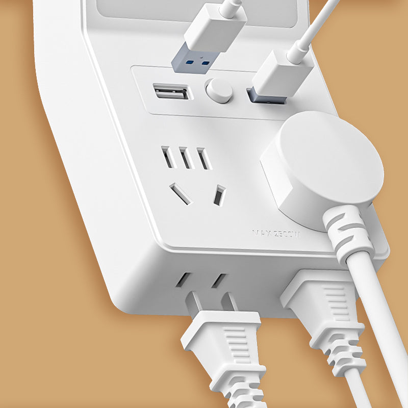 Adaptateur secteur multiport avec bouton d'alimentation indépendant