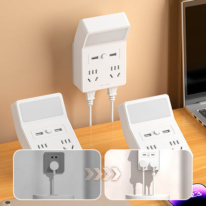 Adaptateur secteur multiport avec bouton d'alimentation indépendant