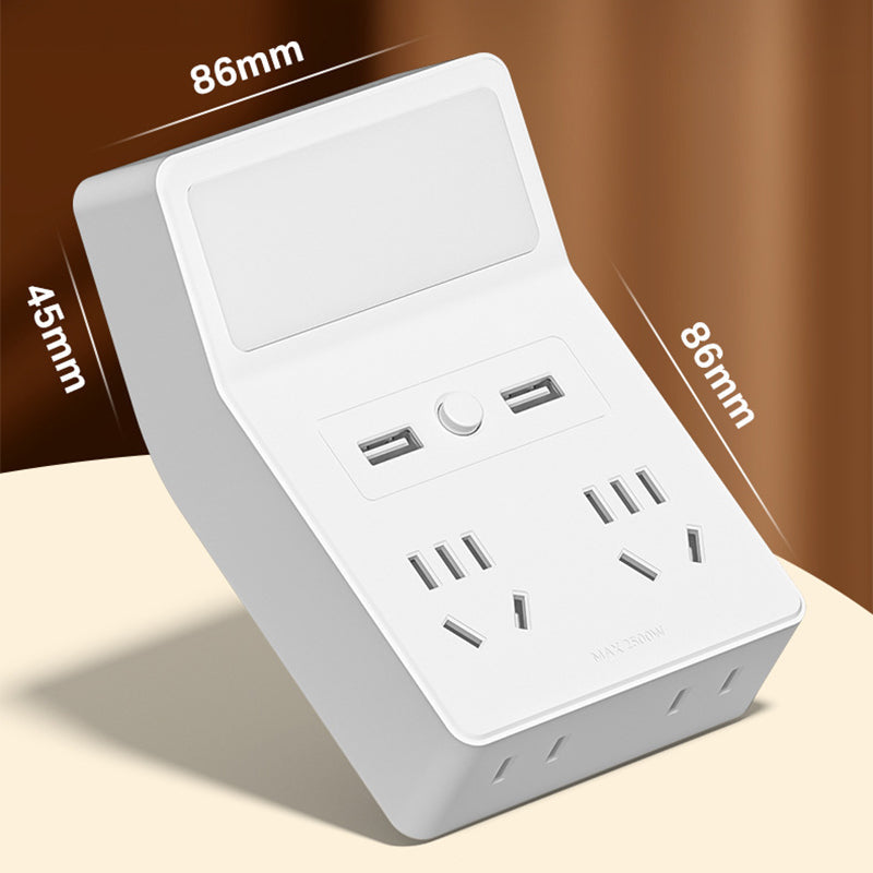 Adaptateur secteur multiport avec bouton d'alimentation indépendant