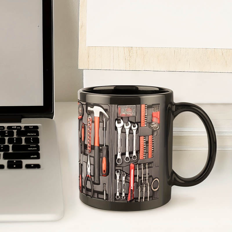 🏆🔨Tasse à café amusante – Coffret à outils pour mécaniciens☕