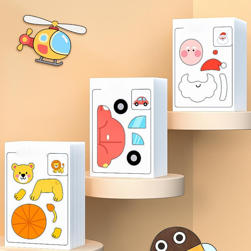 Kit de découpe de papier et d'autocollants à faire soi-même pour enfants