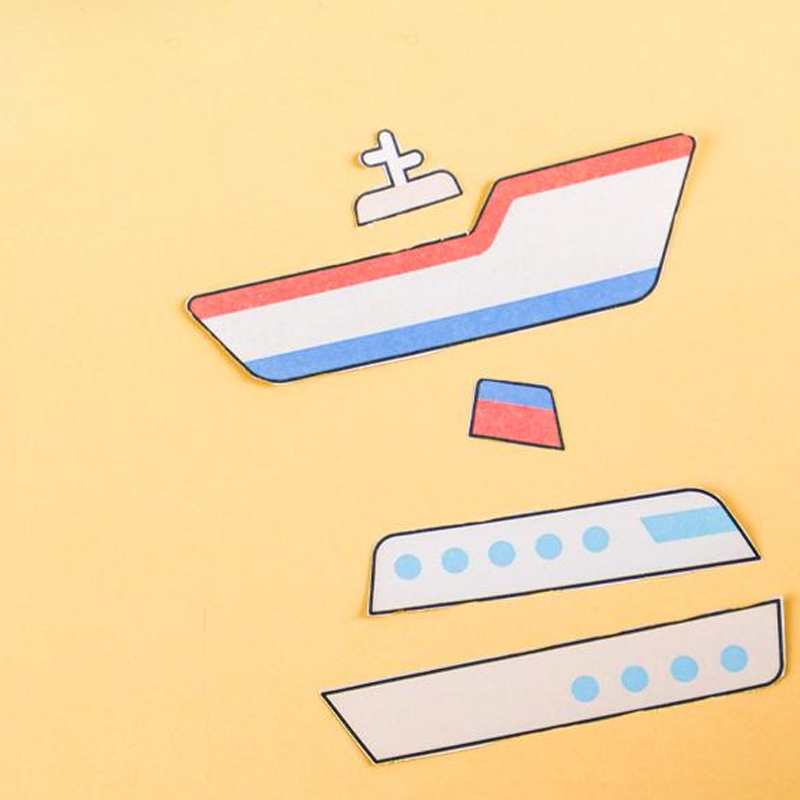 Kit de découpe de papier et d'autocollants à faire soi-même pour enfants