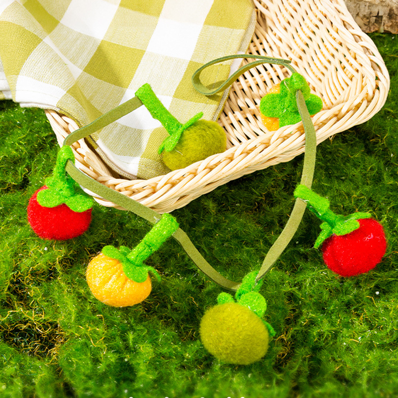 🐱 Plus de nuits tranquilles ! 💥Ficelle de jeu en forme de fruit pour fatiguer votre chat naturellement