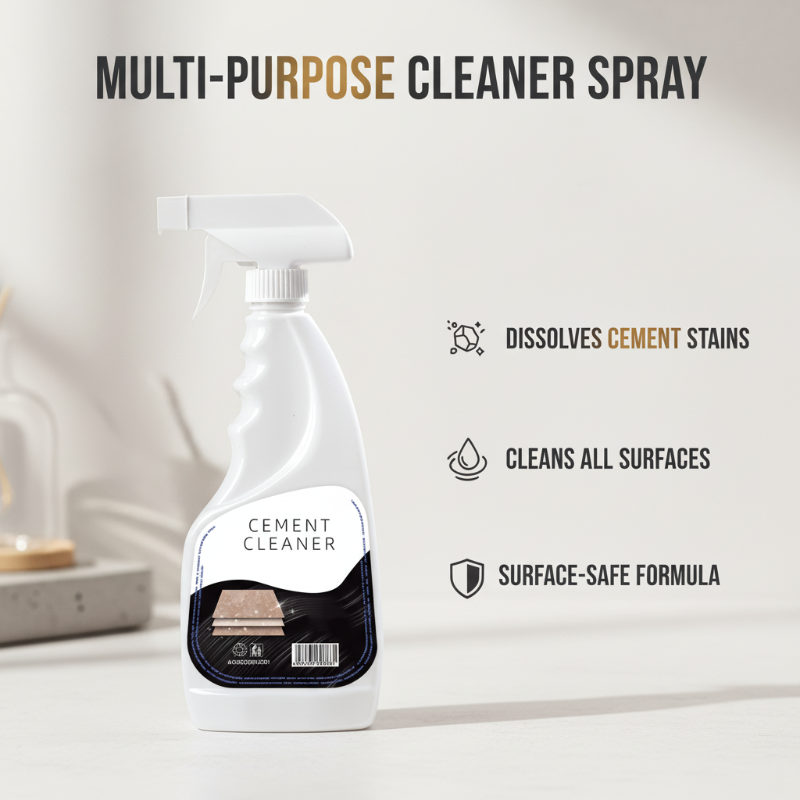 Spray Nettoyant Polyvalent pour Ciment et Taches