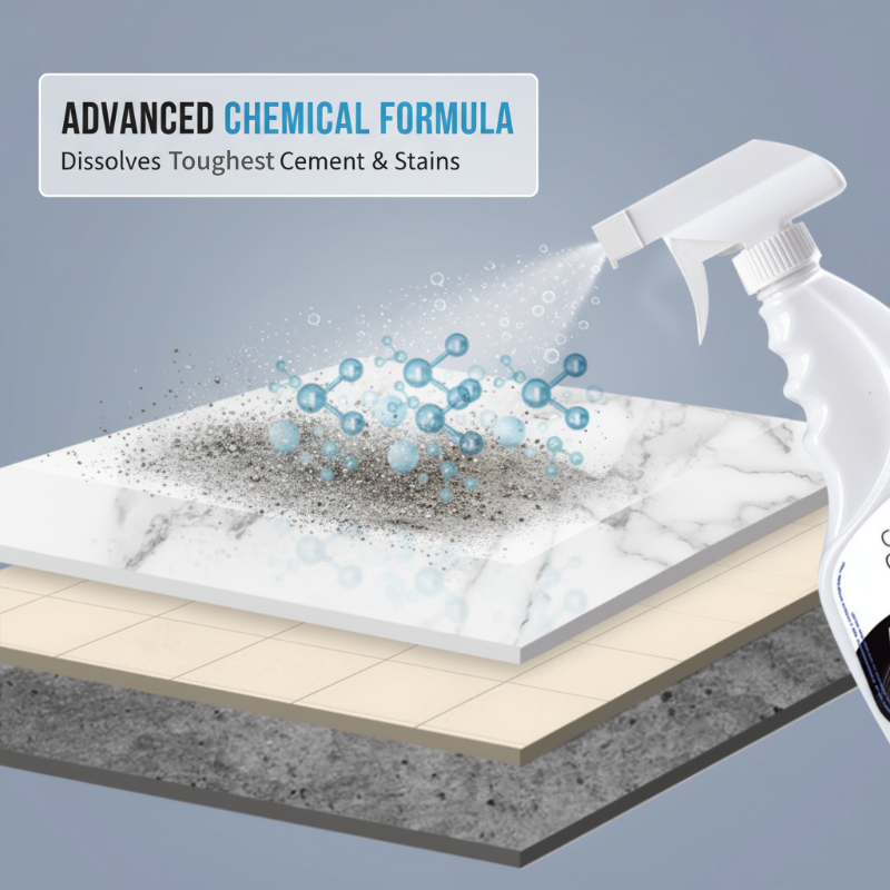 Spray Nettoyant Polyvalent pour Ciment et Taches