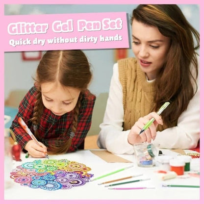 📢📢49 % de réduction !!!✨Set de Stylos Gel Pailletés Biodégradables 🎨 Écriture Douce, Couleurs Éclatantes & Idéal pour DIY, Coloriage & Créativité !