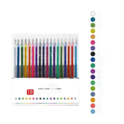 📢📢49 % de réduction !!!✨Set de Stylos Gel Pailletés Biodégradables 🎨 Écriture Douce, Couleurs Éclatantes & Idéal pour DIY, Coloriage & Créativité !