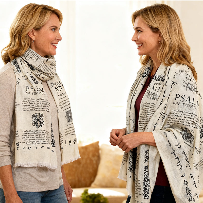 ✝️ 50% de réduction ! 🙏 Châle de Prière Chrétien – Léger, Doux & Symboles Inspirants pour le Culte et la Méditation ✨📦